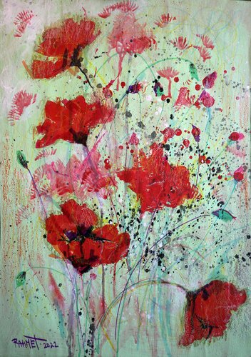 Fantasy with Flowers 40. by Rakhmet Redzhepov, Work on Paper for Sale on Singulart