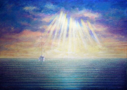 White Yacht. von Rakhmet Redzhepov, Malerei kaufen auf Singulart