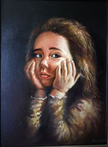 ANNA MARIA  ( Daughter ). par Rakhmet Redzhepov, Peinture en vente sur Singulart