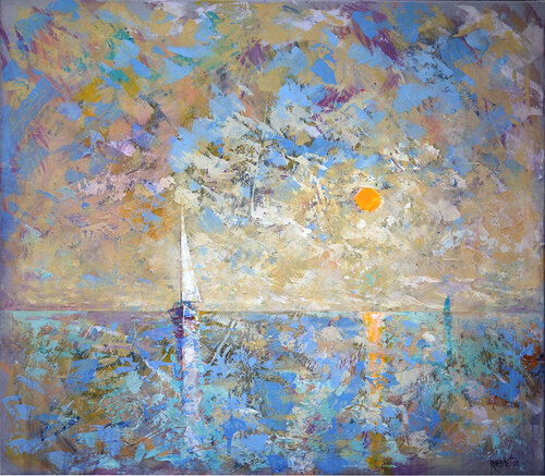 Early Morning on the Sea. par Rakhmet Redzhepov, Peinture en vente sur Singulart