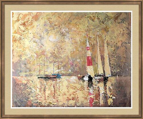 Sea and Sky : on MDF van Rakhmet Redzhepov, Schilderij te koop op Singulart