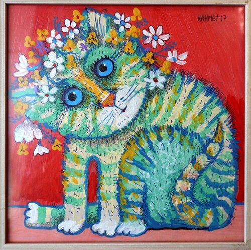 FLOWER BABY. di Rakhmet Redzhepov, Pittura in vendita su Singulart