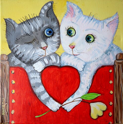 CATS. van Rakhmet Redzhepov, Schilderij te koop op Singulart