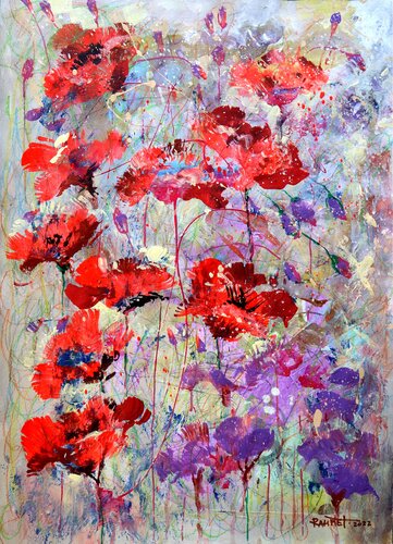 Fantasy with Flowers 45. van Rakhmet Redzhepov, Werk op papier te koop op Singulart
