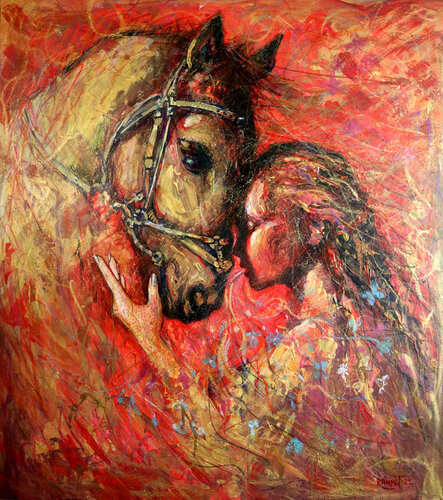 Mystery of Love par Rakhmet Redzhepov, Peinture en vente sur Singulart