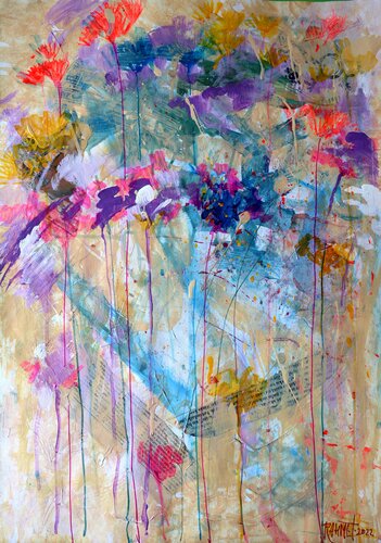 Fantasy with Flowers 53. by Rakhmet Redzhepov, 絵画 for Sale on Singulart