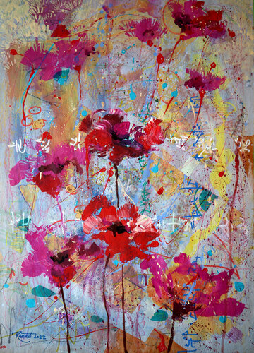 Fantasy with Flowers 54. by Rakhmet Redzhepov, 絵画 for Sale on Singulart