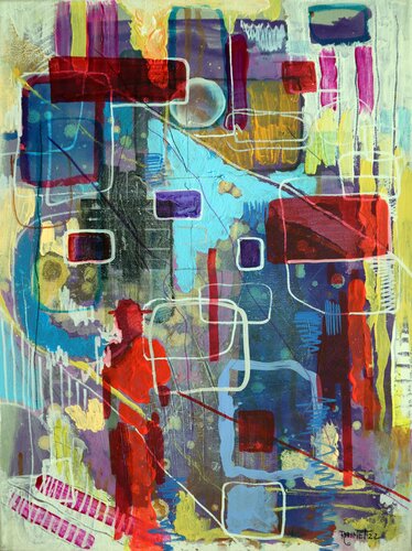 City Lights. by Rakhmet Redzhepov, 絵画 for Sale on Singulart