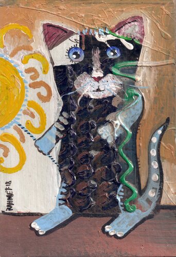 ABSTRACT CAT. von Rakhmet Redzhepov, Malerei kaufen auf Singulart