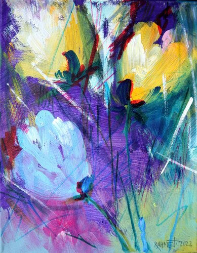 Blue and Yellow van Rakhmet Redzhepov, Schilderij te koop op Singulart