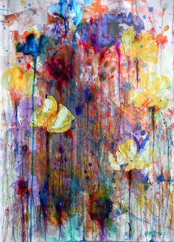 Fantasy with Flowers 70 by Rakhmet Redzhepov, 絵画 for Sale on Singulart