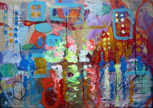 City 6 by Rakhmet Redzhepov, Painting for Sale on Singulart