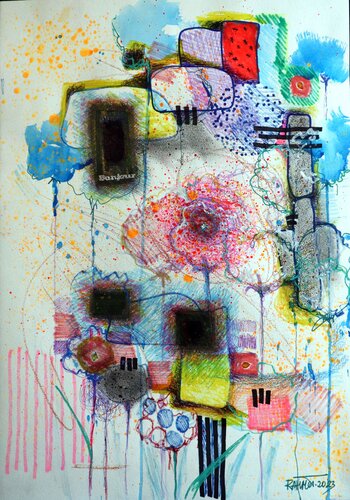 Fantasy with Flowers 71 by Rakhmet Redzhepov, 絵画 for Sale on Singulart