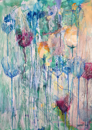 Fantasy with Flowers 73 by Rakhmet Redzhepov, 絵画 for Sale on Singulart
