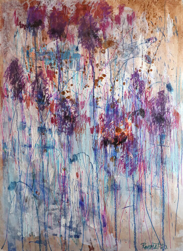 Fantasy with Flowers 76 di Rakhmet Redzhepov, Pittura in vendita su Singulart