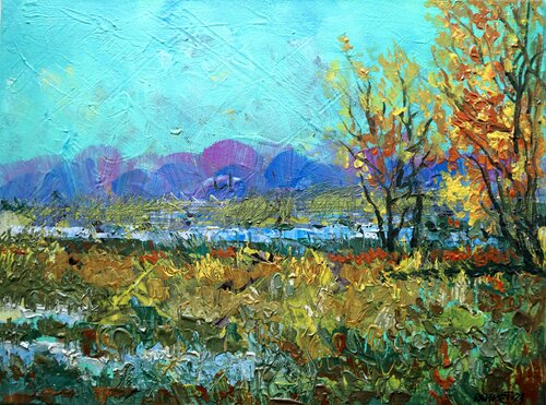 Autumn Glade van Rakhmet Redzhepov, Schilderij te koop op Singulart