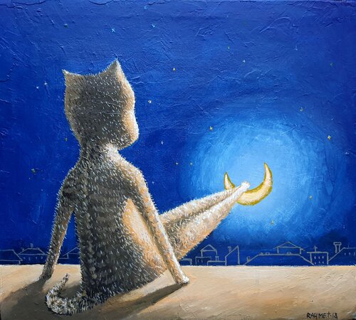 Contemplation par Rakhmet Redzhepov, Peinture en vente sur Singulart