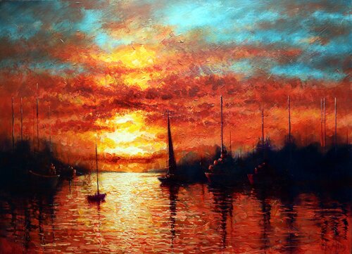 Before Dawn par Rakhmet Redzhepov, Peinture en vente sur Singulart