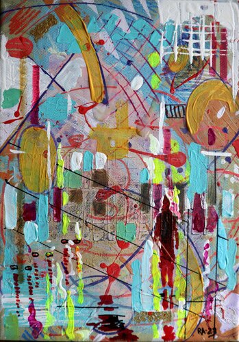 City 11 par Rakhmet Redzhepov, Peinture en vente sur Singulart