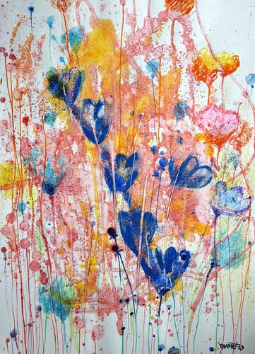 Fantasy with Flowers 79 by Rakhmet Redzhepov, 絵画 for Sale on Singulart