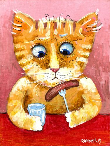 BREAKFAST by Rakhmet Redzhepov, Painting for Sale on Singulart