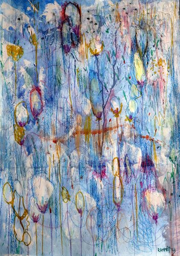 Fantasy with Flowers 90 by Rakhmet Redzhepov, 絵画 for Sale on Singulart