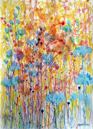Fantasy with Flowers 94 by Rakhmet Redzhepov, 絵画 for Sale on Singulart
