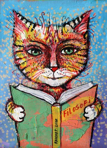 PHILOSOPHER van Rakhmet Redzhepov, Schilderij te koop op Singulart