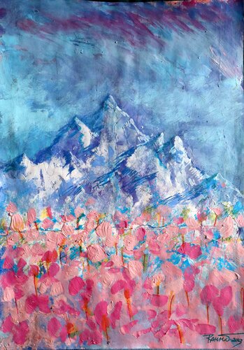 Fantasy with Flowers 96 by Rakhmet Redzhepov, Painting for Sale on Singulart