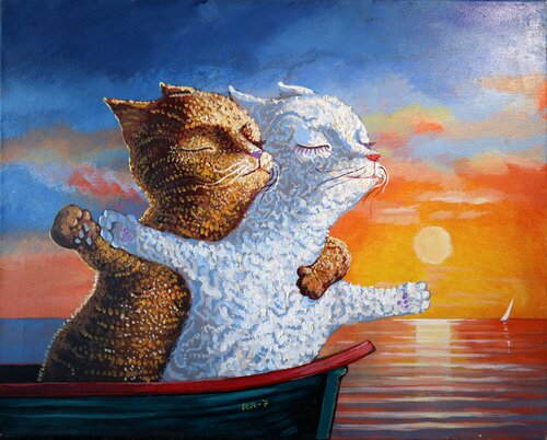 LOVE (titanic) di Rakhmet Redzhepov, Pittura in vendita su Singulart
