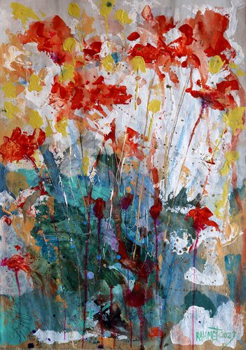 Fantasy with Flowers 103 by Rakhmet Redzhepov, 絵画 for Sale on Singulart