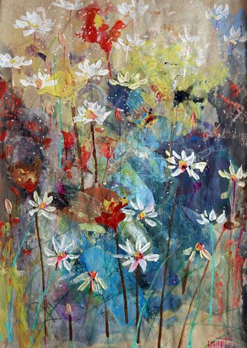 Fantasy with Flowers 106 by Rakhmet Redzhepov, 絵画 for Sale on Singulart