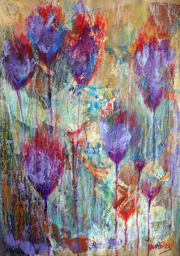 Fantasy with Flowers 109 by Rakhmet Redzhepov, 絵画 for Sale on Singulart