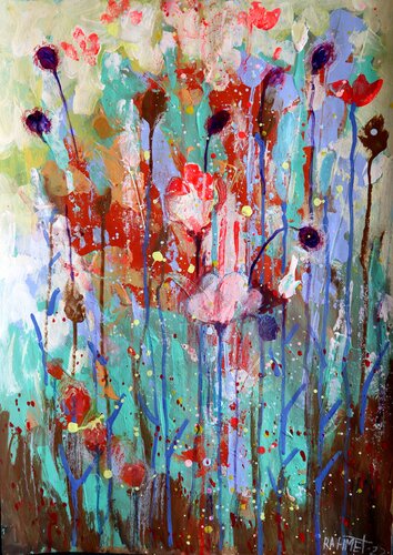 Fantasy with Flowers 111 by Rakhmet Redzhepov, 絵画 for Sale on Singulart