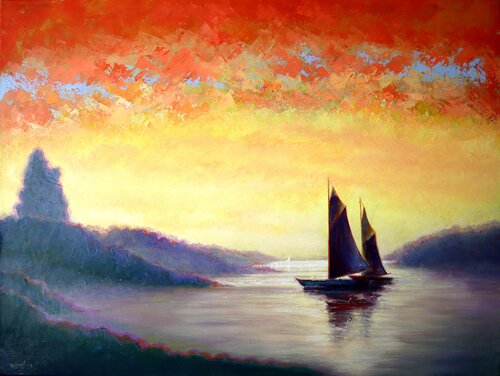 Morning in Little Bay par Rakhmet Redzhepov, Peinture en vente sur Singulart