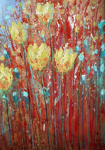 Fantasy with Flowers 117 by Rakhmet Redzhepov, 絵画 for Sale on Singulart