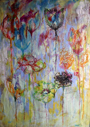 Fantasy with Flowers 118 by Rakhmet Redzhepov, 絵画 for Sale on Singulart