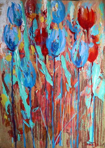 Fantasy with Flowers 119 by Rakhmet Redzhepov, 絵画 for Sale on Singulart