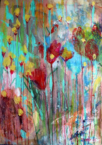 Fantasy with Flowers 121 by Rakhmet Redzhepov, 絵画 for Sale on Singulart