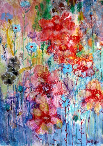 Fantasy with Flowers 122 by Rakhmet Redzhepov, 絵画 for Sale on Singulart