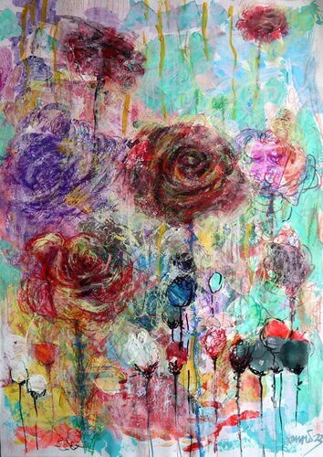 Fantasy with Flowers 123 von Rakhmet Redzhepov, Malerei kaufen auf Singulart