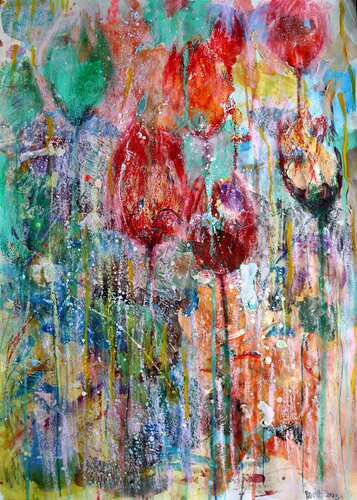 Fantasy with Flowers 124 by Rakhmet Redzhepov, 絵画 for Sale on Singulart