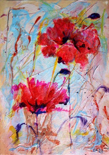 Flowers 10 van Rakhmet Redzhepov, Schilderij te koop op Singulart