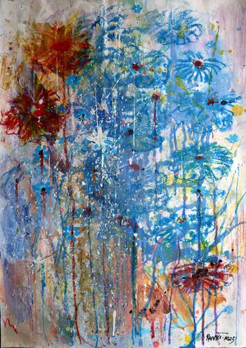 Fantasy with Flowers 126 by Rakhmet Redzhepov, 絵画 for Sale on Singulart