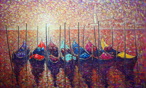 Venice Red di Rakhmet Redzhepov, Pittura in vendita su Singulart
