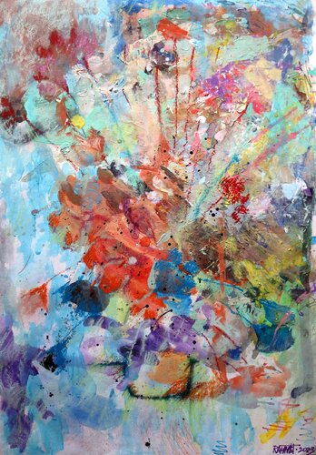 Fantasy with Flowers 136 by Rakhmet Redzhepov, 絵画 for Sale on Singulart