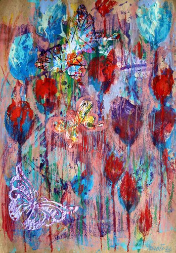 Fantasy with Flowers 137 di Rakhmet Redzhepov, Pittura in vendita su Singulart
