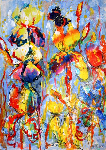 Fantasy with Flowers 152 by Rakhmet Redzhepov, 絵画 for Sale on Singulart