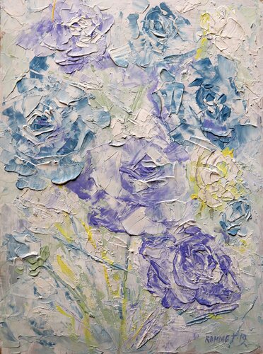 Purple Roses di Rakhmet Redzhepov, Pittura in vendita su Singulart