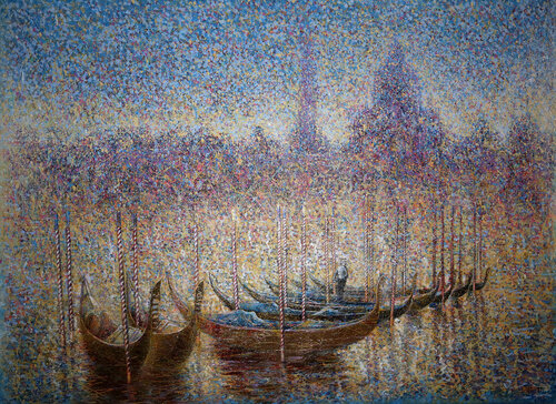 Golden Gondolas of Venice Rakhmet Redzhepov